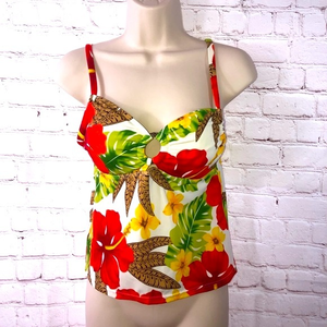 Beach Bay Floral Tankini‎ Top